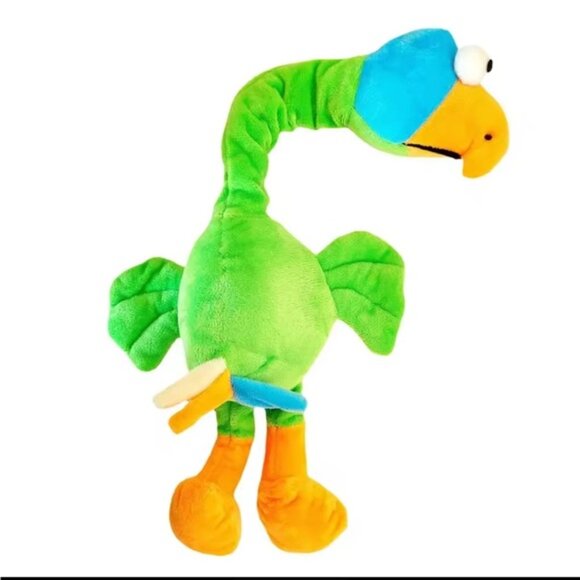 Dog Toy ~ Squeaker ~ Silly Fun Bird with Stretchy Neck ~ Brand New - Picture 2 of 11